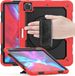 Casecentive Handstrap Pro Hardcase with handstrap iPad Pro 12.9 2022 / 2021 / 2020 / 2018 red