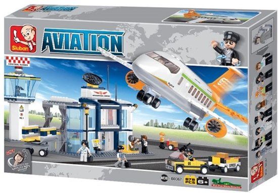 Sluban Aviation B0367 internationaal vliegveld - Wit - Kunststof - 4+ jaar