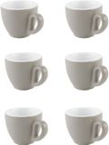 APS 6 Espressokoppen - Kopje - Grijs - Ø 6 cm - 80 ml