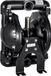 VEVOR Pompe à membrane pneumatique double, entrée et sortie 1", Aluminium, 35 GPM, max. 120 PSI pour usage industriel, Qby4-25lf46-1"-35