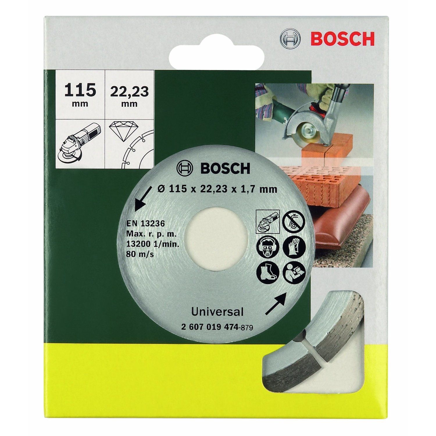 Bosch 2 607 019 474 - Haakse slijper-accessoires - 115 mm