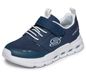 Skechers Glide-Step Flow Baskets Garçon Textile Bleu Marine/Synthétique/Bordure Blanche Pointure 48 EU Enfant