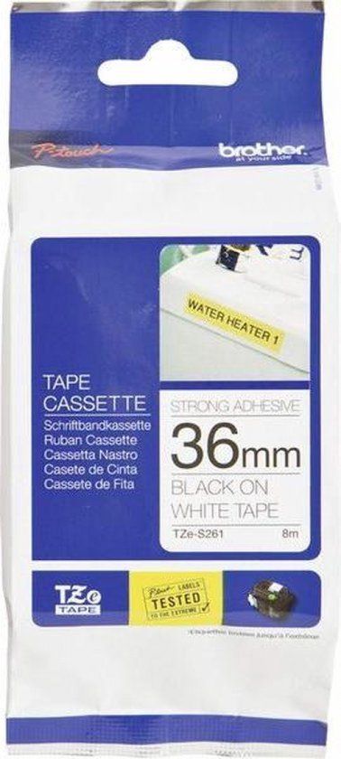 Brother TZEFX261 Label Tape - White - 8m