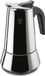 Pezzetti cafetière italienne, acier inoxydable, pour 10 tasses, convient aux plaques à induction, couleur argent