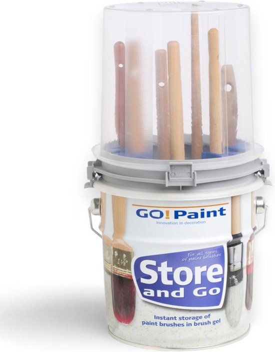 PAINT&GO Store and Go Kwastenpot - Compleet