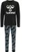 Hummel Baby Pyjama Nolan Unisex Zwart Katoen/Elastaan Lange Mouw 4 Jaar