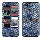 Royal Sticker RS.51489 sticker voor BlackBerry Z30 Jeans Texture