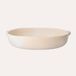 KEYHOMESTORE Plat à gratin ovale en céramique, Ivoire, 44 cm L