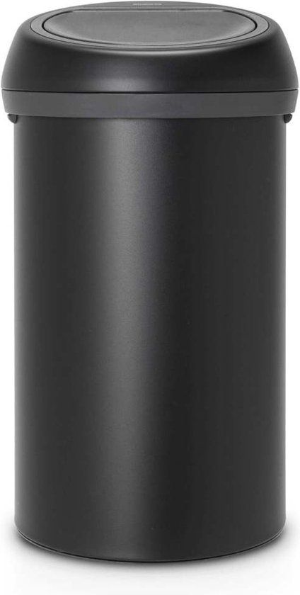 Brabantia Touch Bin Prullenbak - 60 liter - Moonlight Black