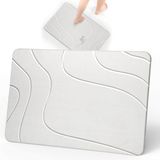 Euqvunn Diatomite Bath Mat 60 x 39 cm - Wit