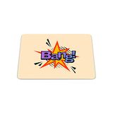 Bonamaison Pop Art Digitale Druk Rechthoekige Muismat Antislip 22 x 18 cm
