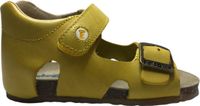 Falcotto gesp velcro lederen sandalen Bea Geel mt 25