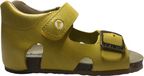Falcotto gesp velcro lederen sandalen Bea Geel mt 25