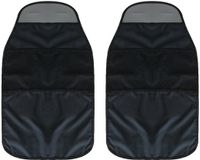Merkloos / Sans marque Dailygoods - Lehnenschutzpolster - Autostoelbeschermer - Slijtvast en vuilafstotend - Zwart - Rugleuningbeschermer - Geschikt voor SUV's en auto's - 2...