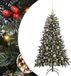 vidaXL Kunstkerstboom met 150 LED Groen 120 cm PVC, Plastic en Staal