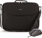 3231 Monray NGS-BUNDLE-0107 Rugtas 16 inch met Accessoirevak en Ritssluiting, Polyester, Zwart