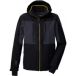 killtec Ksw 47 Mn Ski Jckt heren Ski-jack/functionele jas met afritsbare capuchon en sneeuwvanger