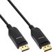 MaxTrack DisplayPort Active Optical Cable (AOC) - versie 1.4 (5K/8K 60Hz) / zwart - 15 meter