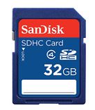 SanDisk SDSDB-032G-B35 SDHC geheugenkaart 32GB 4MB/s klasse 4