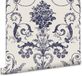 Laura Ashley Josette Behang - Bloemen - 10mx52cm - Blauw