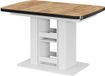 Vicco Table à manger Fenaro, Chêne doré/Blanc, 120-160 x 80 cm
