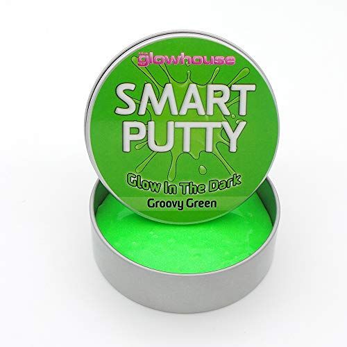 The Glowhouse The Glowhouse Glow In The Dark Smart Putty (Groovy Green)