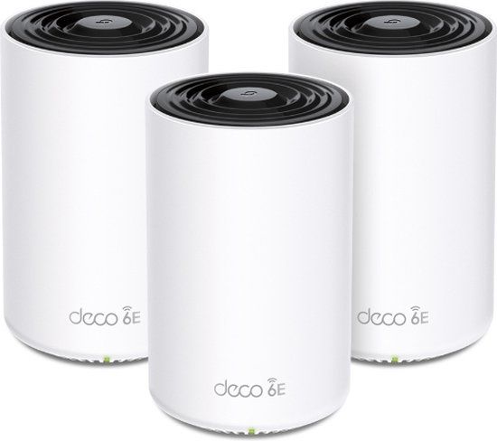 TP-Link Deco XE75 - Mesh WiFi 6E System - Tri-band - 3-Pack
