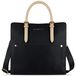 bugatti Handtas Schoudertas Ella Top Handle Black Zwart