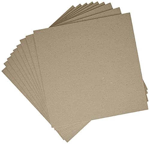 Anita y Su Mundo scrapbooking-materiaal - verpakking van 25 karton, 12 x 12 cm, grijs