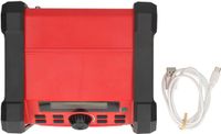 Nedis RDDB6200RD Bouwradio - DAB+ / FM - 30W - Bluetooth - Zwart/Rood