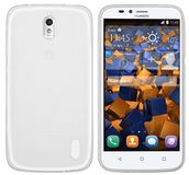 mumbi Hoes compatibel met Huawei Y625 telefoonhoes dun en transparant