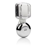 Byron 7721 Sonnette filaire - Argent - Métal - 1 Mélodie - Filaire