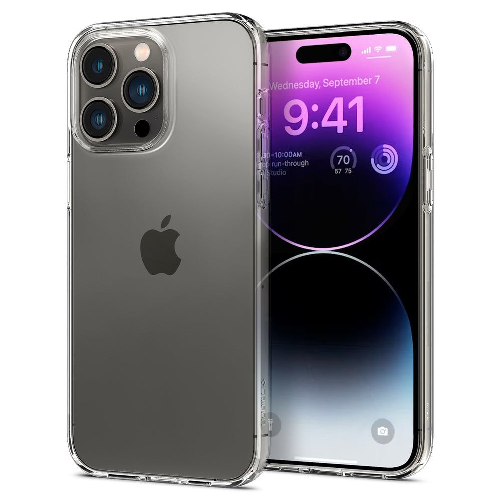 Spigen Liquid Crystal Backcover iPhone 14 Pro hoesje - Transparant