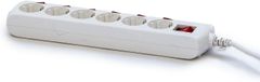 Multiprise avec 6 prises avec interrupteur individuel - Câble 1,5 m - 3680 W max