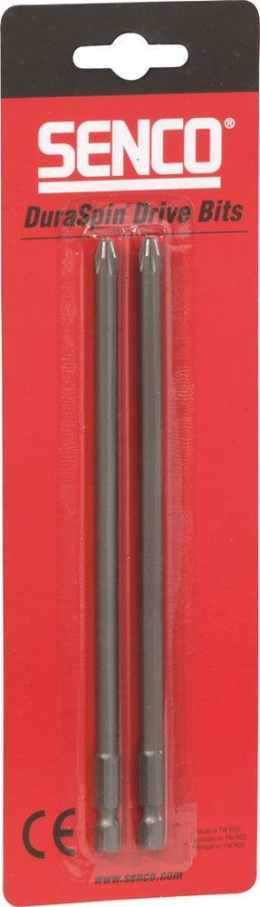 Senco Duraspin bits PH2 - Pozidrive - 154,9mm. DS275AC - blister a 2st.