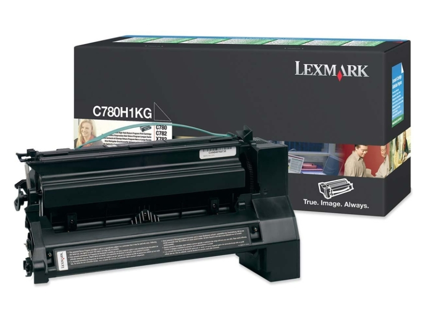 Lexmark C78x, X782e 10K zwarte retourprogr. printcartr.