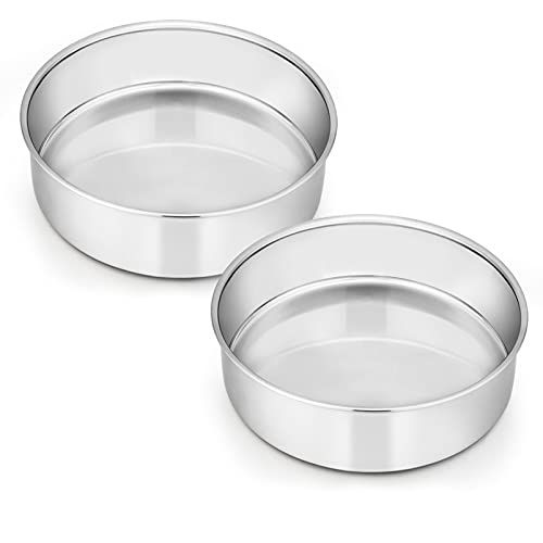 Homikit Bakvorm - 16 cm - Roestvrij staal - Ronde taartvorm - Set van 2