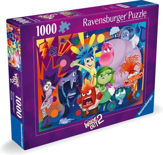 Ravensburger Puzzel - Legpuzzel - 1000 stukjes Inside Out 2