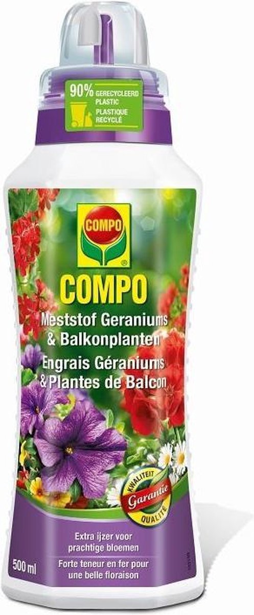 Compo Vloeibare Meststof Geraniums & Balkonplanten