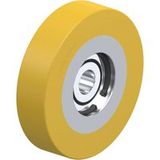 Blickle FSTH 125x30/20-15K Geleidingsrol Wieldiameter: 125 mm Draagvermogen (max.): 375 kg 1 stuk(s)