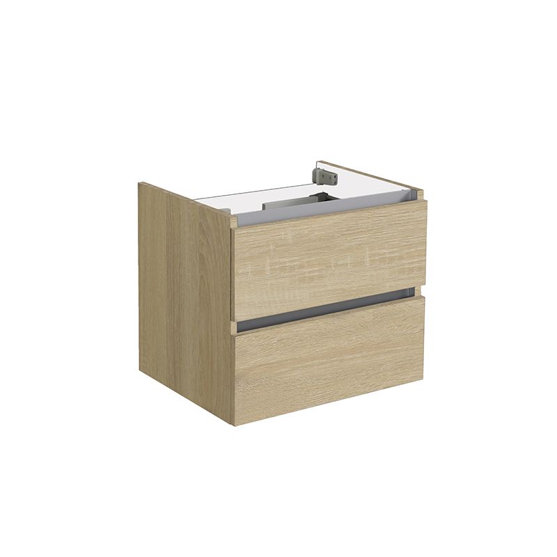 Badkamerplanet Onderkast Trento Greeploos 60 Light Wood - 60cm breed