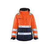 Blåkläder 4872-1987 Dames Winterjas High Vis Oranje/Marineblauw maat XXL