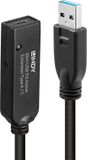 Lindy 43375 USB-kabel USB 3.2 Gen 1 (3.1 Gen 1) 20 m USB A Zwart