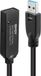 Lindy 43375 USB-kabel USB 3.2 Gen 1 (3.1 Gen 1) 20 m USB A Zwart