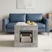 Maison Exclusive - Table basse aspect béton, 51,5 x 50 x 50 cm, matériau : panneau de fibres de bois