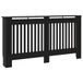 VidaXL Radiatorombouw 152x19x81,5 cm bewerkt hout zwart