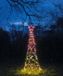 Anna's Collection Vlaggenmast verlichte kerstboom - 236 LED lampjes - D70 x H200 cm - Colour changing - Met afstandsbediening