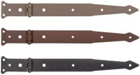 Alberts 821340 DURAVIS® duimheng met plaat, parelbeige duplex gecoat RAL 1035, afmetingen 302 / 77 x 48 mm, set van 6