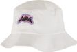 Lost Youth Hut Chapeau seau Sunny Side Up LY393 Blanc
