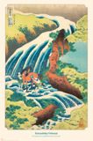 Grupo Erik Your Decoration B.V. Poster Minowa, Kanasugi and Mikawashima by Hiroshige - 61x91,5cm